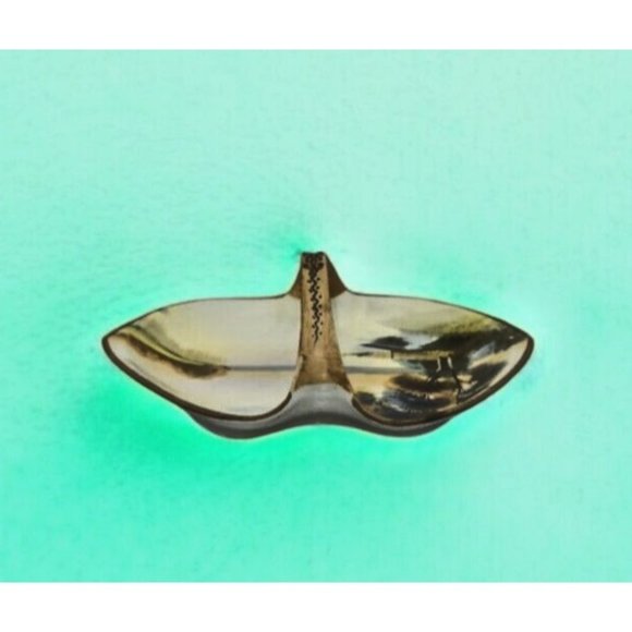 Ceramic Divided Dish Landscape Design Nippon Moriage Morimura Handle Basket Bowl - Picture 4 of 9